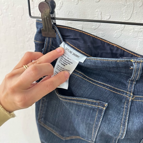 Paige Skyline Skinny Dark Wash Jeans Size 28 - Picture 7 of 8